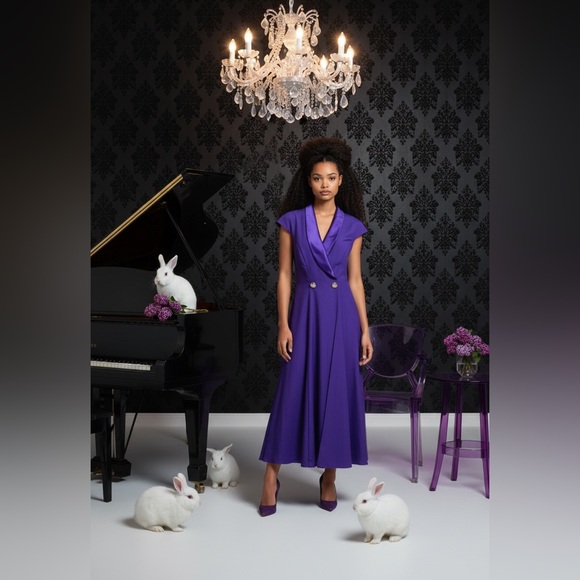 Vintage 90s purple gown - Picture 1 of 5